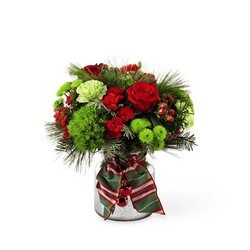 The FTD Jingle Bells Bouquet from Lloyd's Florist, local florist in Louisville,KY